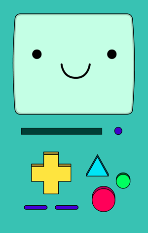 Beemo - Adventure Time App for iOS.
