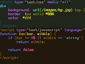 Syntax Highlighting Color Scheme for Web Developers.