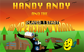 The Handy Andy 2 title screen graphic.