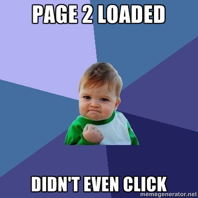 Page 2 Loaded. Didn't even click.