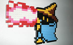 Black Mage casts FIR2. Final Fantasy.